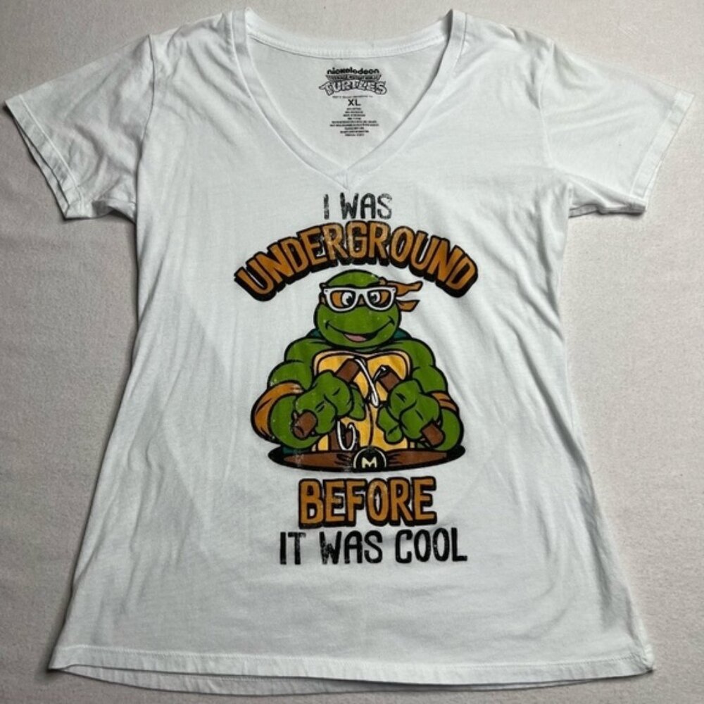 Nickelodeon Teenage Mutant‎ Ninja Turtle Graphic Old School Tee Size XL